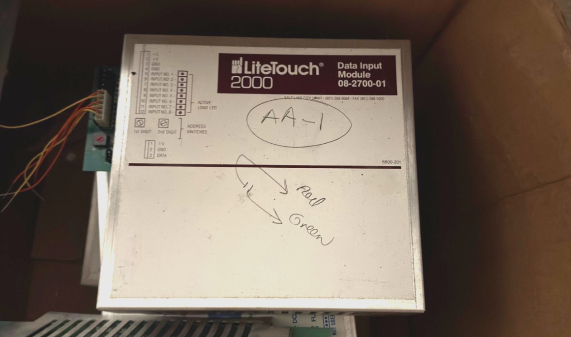 Lutron 08-2700-01 Data Input Module