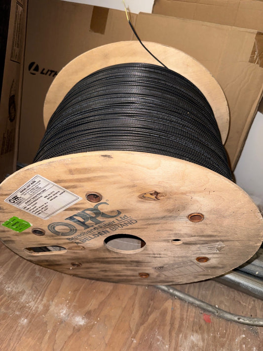 PPC Braodband Fiber Belden TNCA-093-PB-BLK-VO-A2 MiniFlex Optical Fibre Cable