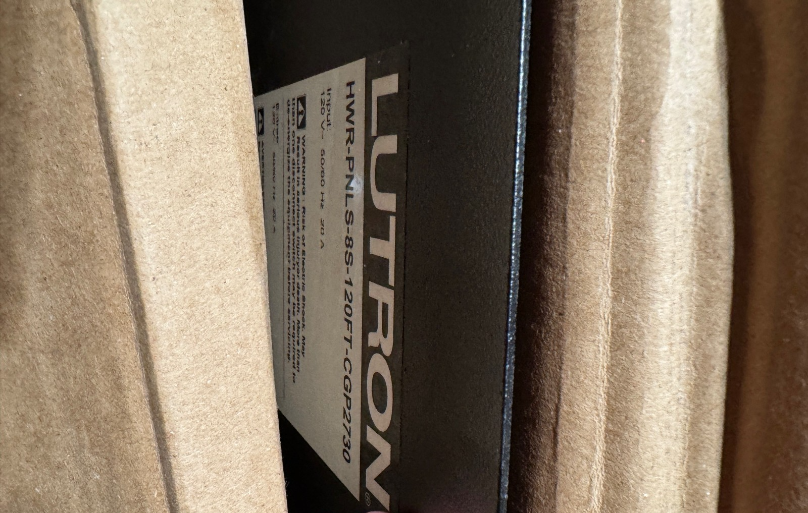 Lutron HWR-PNLS-8S-120FT-CGP2730 Dimming & Switching Ready Retrofit Subplate