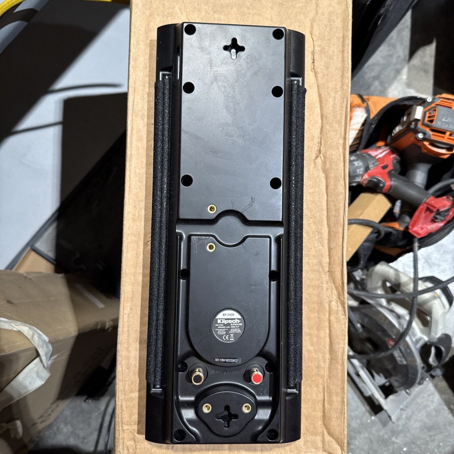 Klipsch RP-240D 75W 4-way Black Wireless Home Theater Speaker System