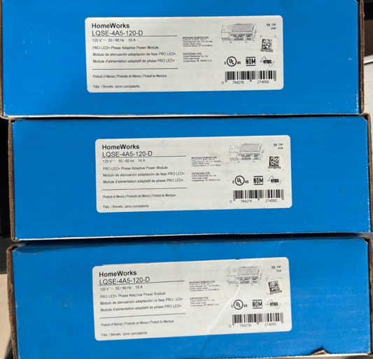 Lutron Homeworks QS/QSX LQSE-4A5-120-D Pro LED+ Phase Adaptive Module