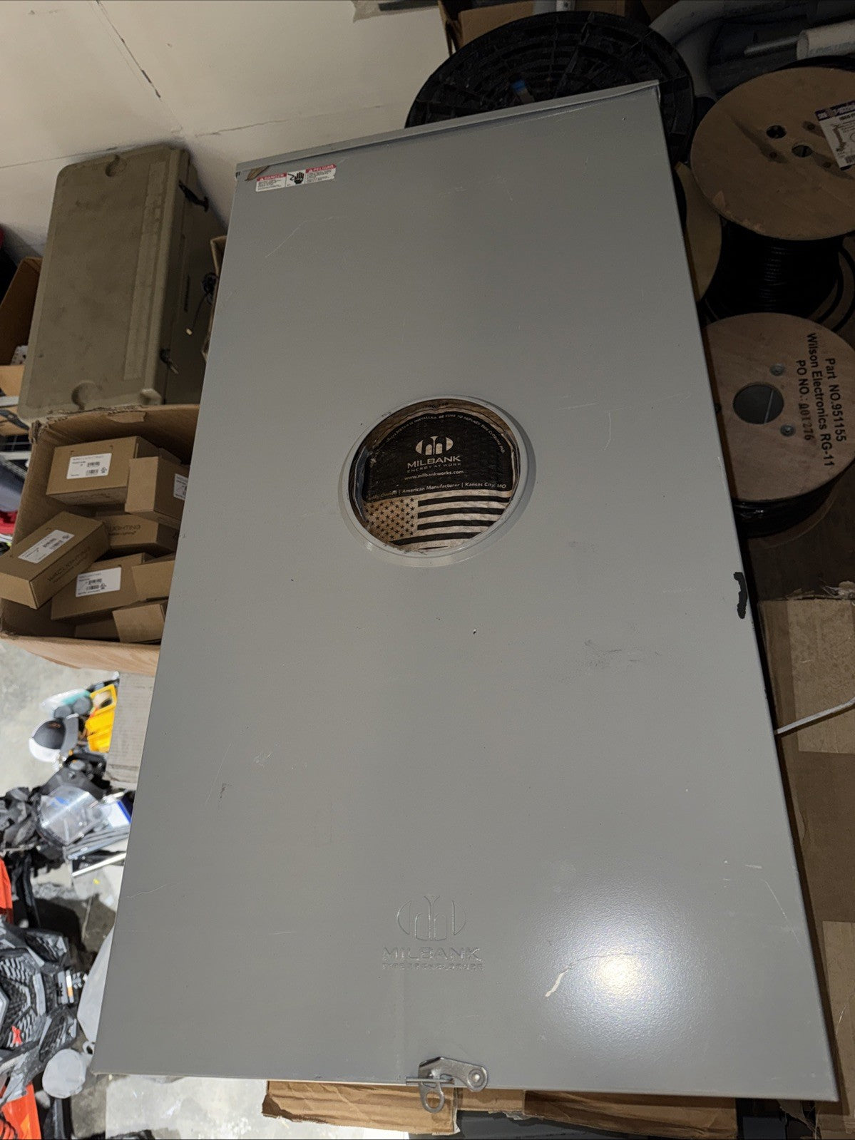 Milbank UAP3566-X-HSP 7 Terminal Ringless Large Closing Plate Lever Bypass