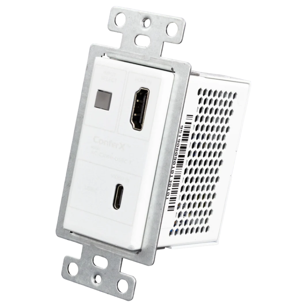 ConferX USB-C/HDMI Wall Plate Transmitter via HDBaseT