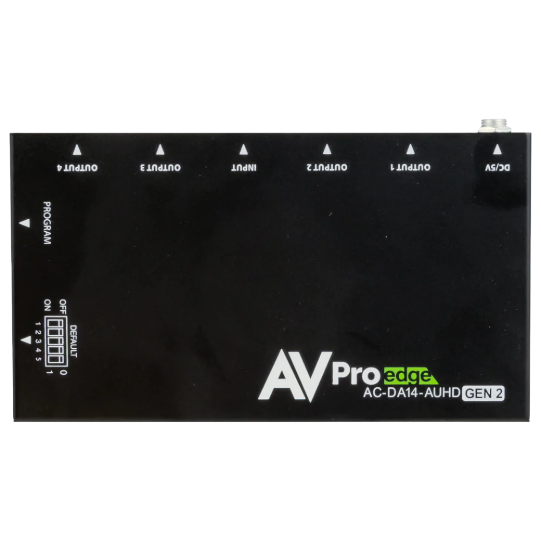 AVPro Edge AC-DA14-AUHD-GEN2 18Gbps 1x4 HDMI Distribution Amplifier