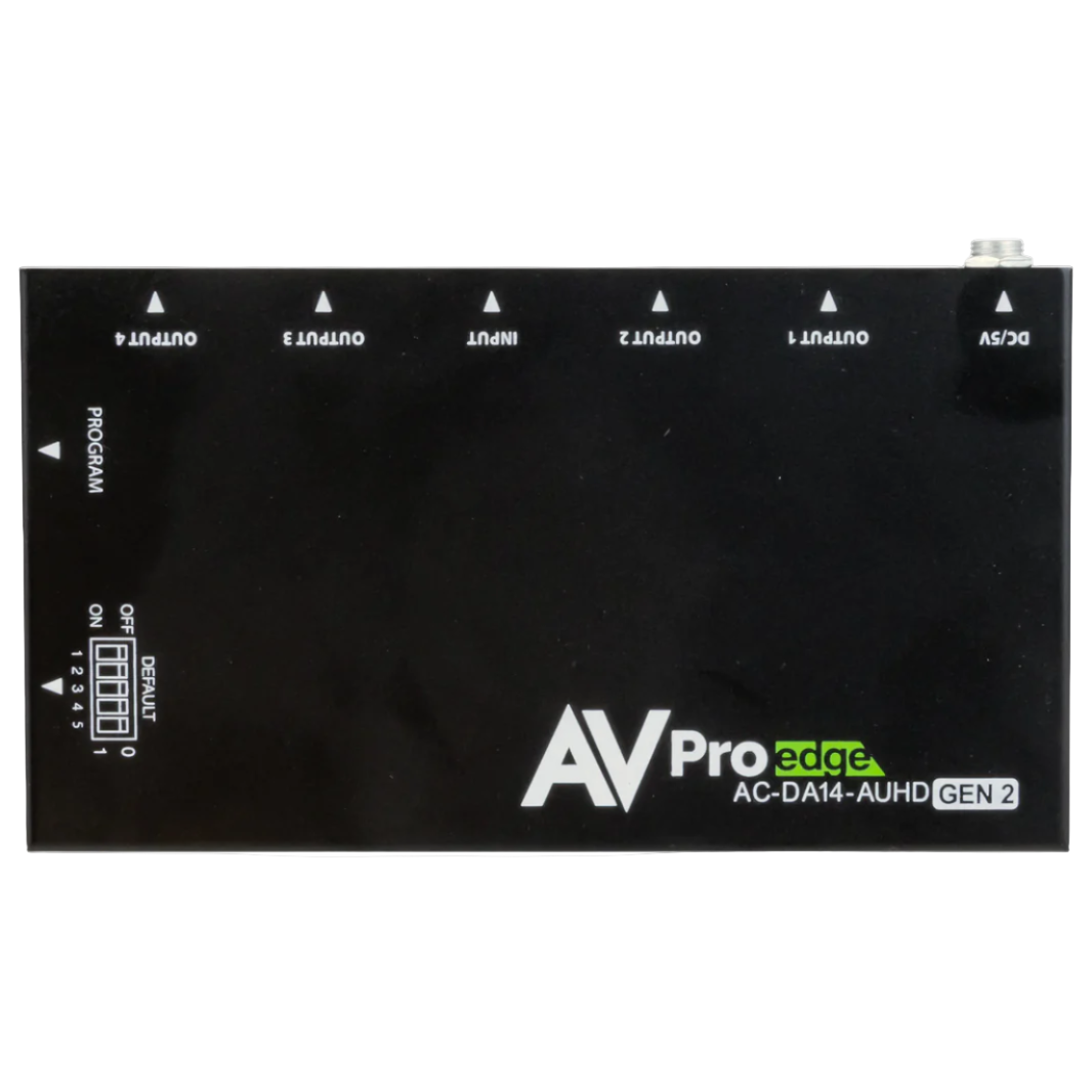 AVPro Edge AC-DA14-AUHD-GEN2 18Gbps 1x4 HDMI Distribution Amplifier