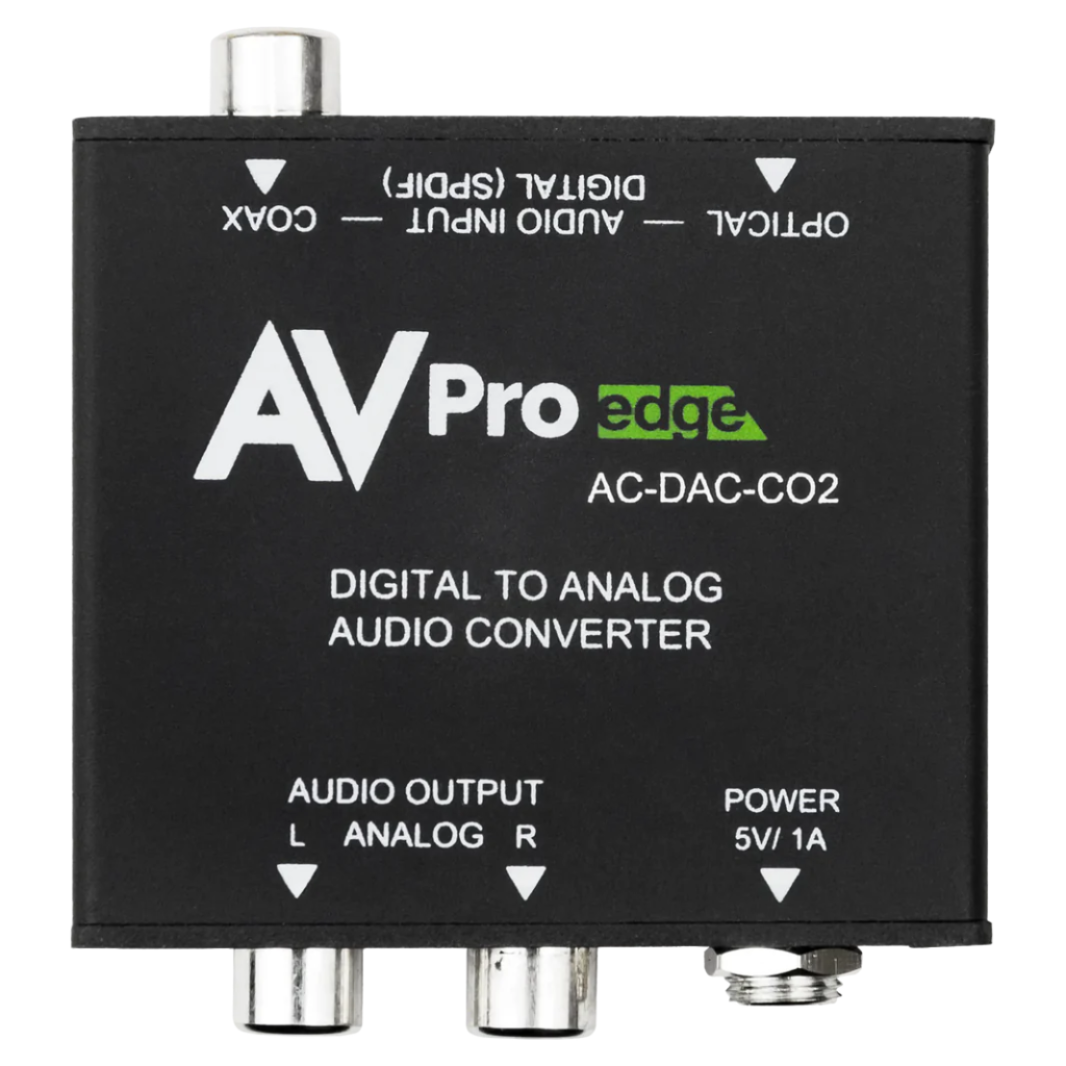 AVPro Edge AC-DAC-CO2 Digital to Analog Audio Converter