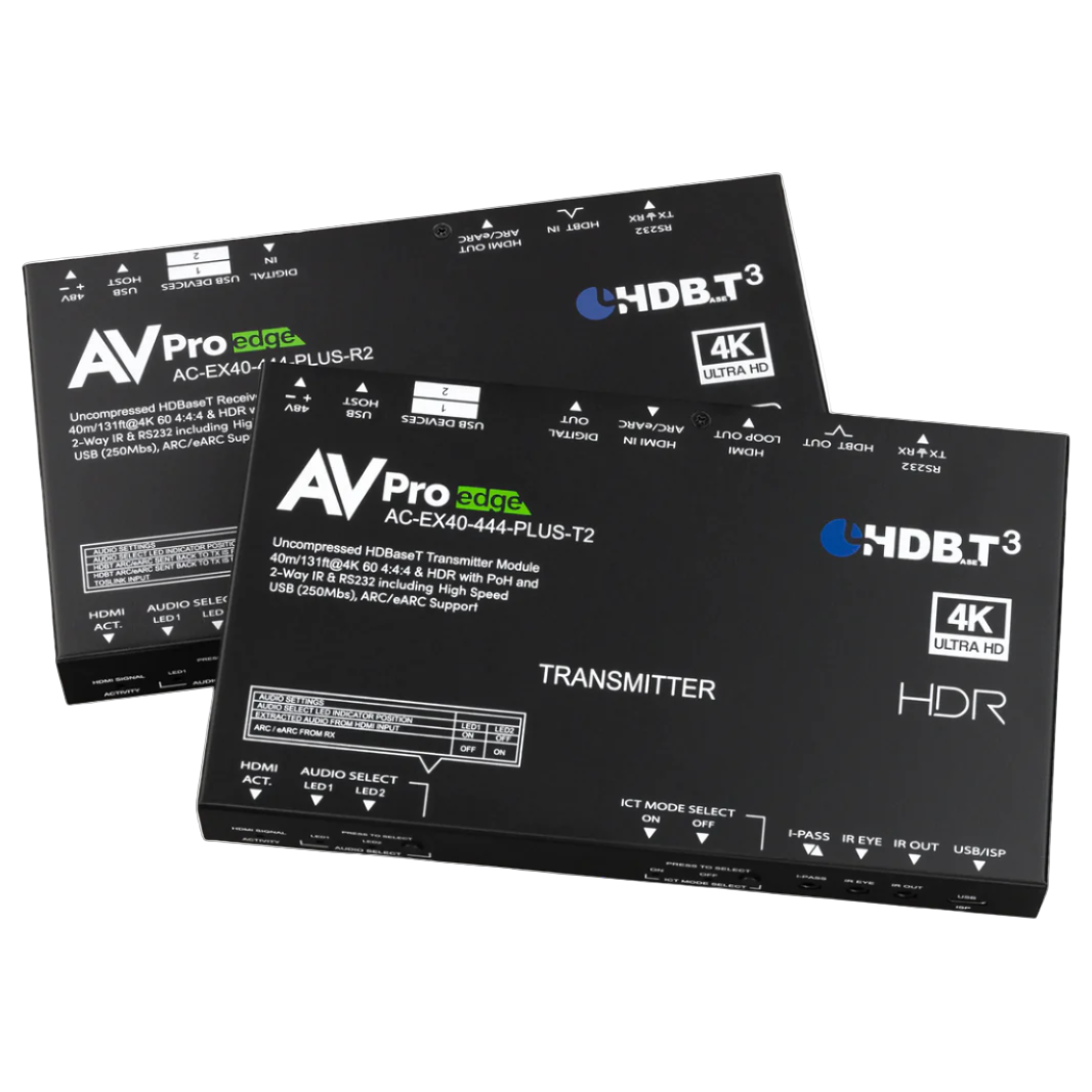 AVPro Edge AC-EX40-444-PLUS-KIT 40M 18Gbps HDBaseT Extender with USB Extension