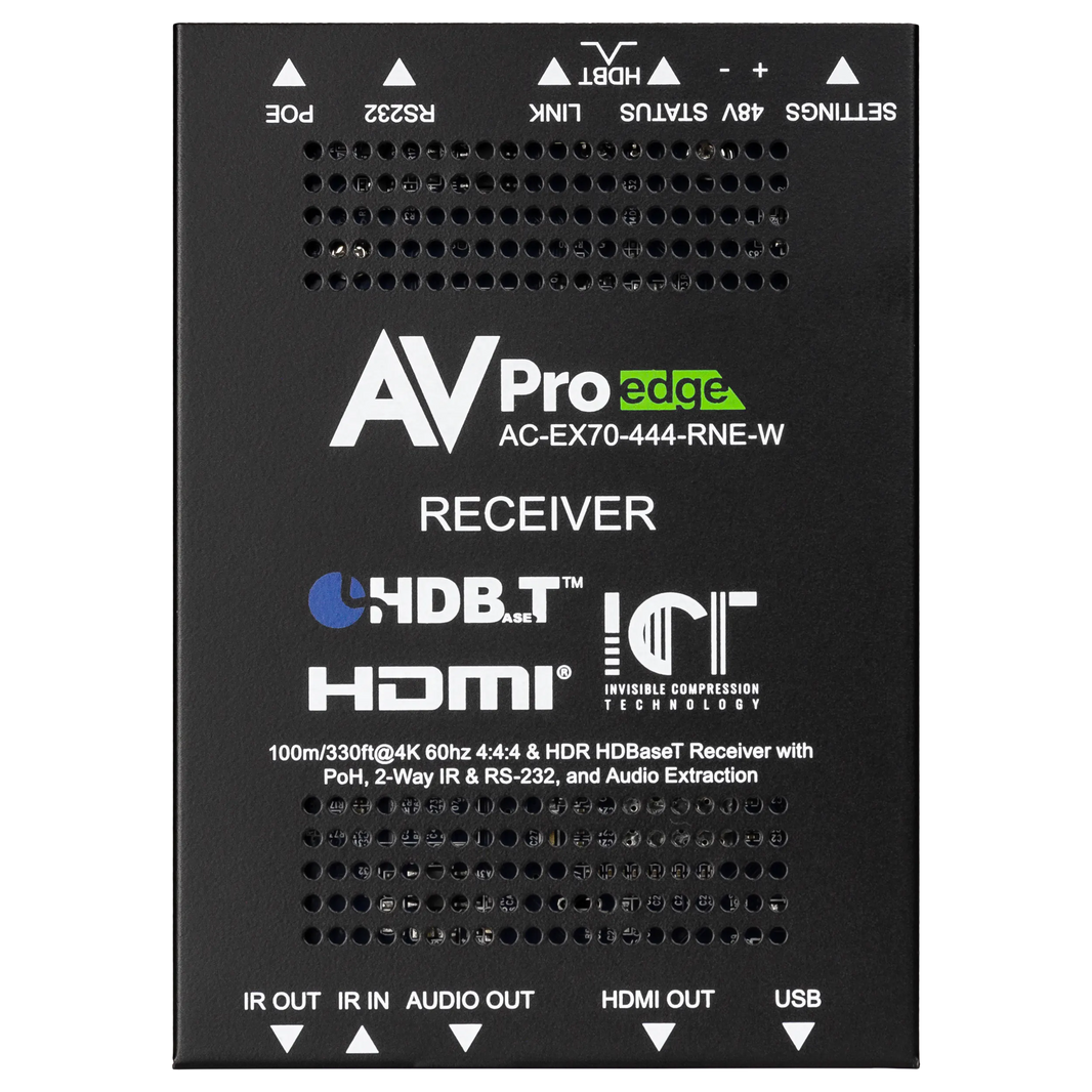 AVPro Edge AC-EX70-444-RNE-W 70M 18Gbps Weatherproof HDBaseT Receiver Only