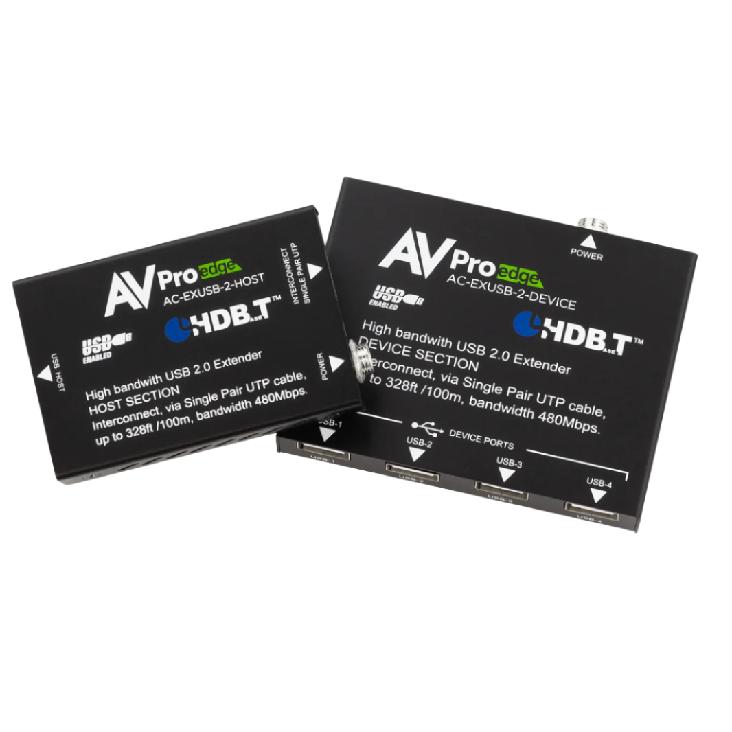 AVPro Edge AC-EXUSB-2-KIT 100M USB 2.0 Extender via HDBase T