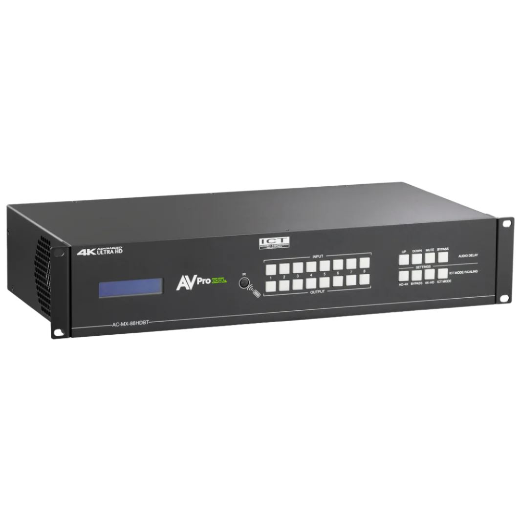 AVPro Edge AC-MX-88HDBT 18Gbps 8x8 HDMI/HDBaseT Matrix Switch