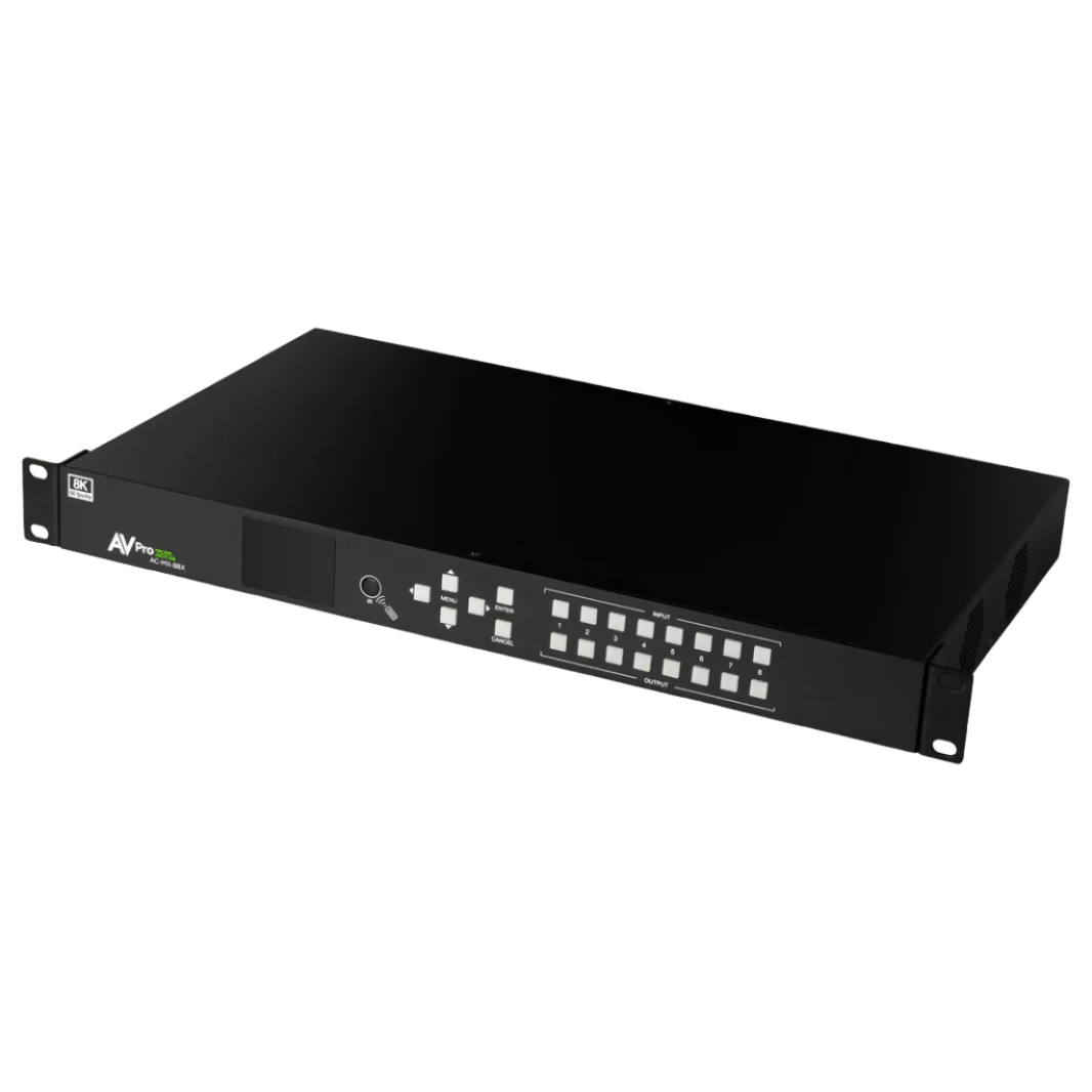 AVPro Edge AC-MX-88X 40Gbps 8K 8x8 HDMI Matrix Switcher (Low Stock)