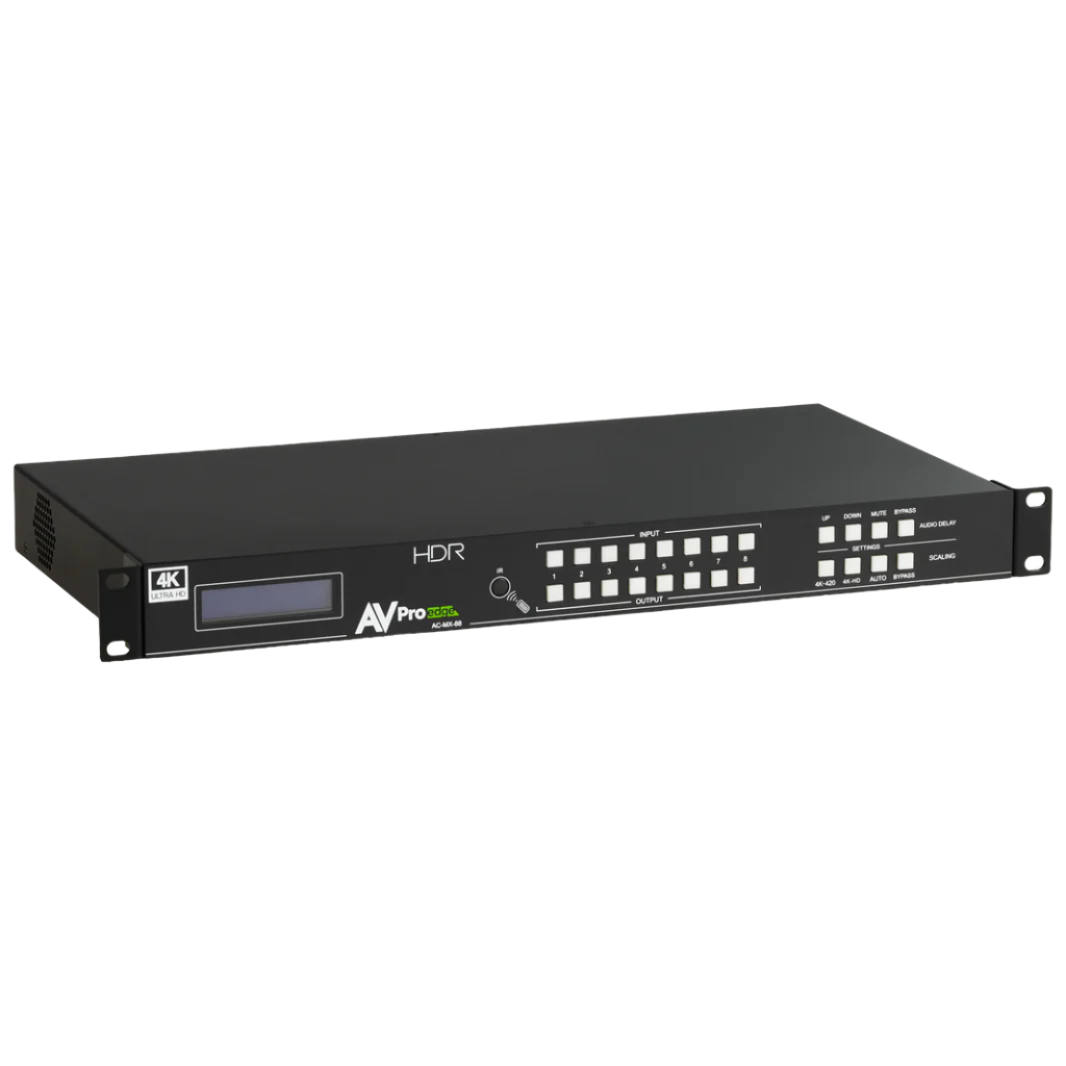 AVPro Edge AC-MX-88 18Gbps 8x8 HDMI Matrix Switch