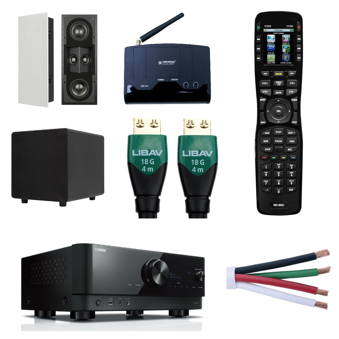 Good: Sonance 7.1 In-Wall Surround Sound and Free-Standing Subwoofer Package