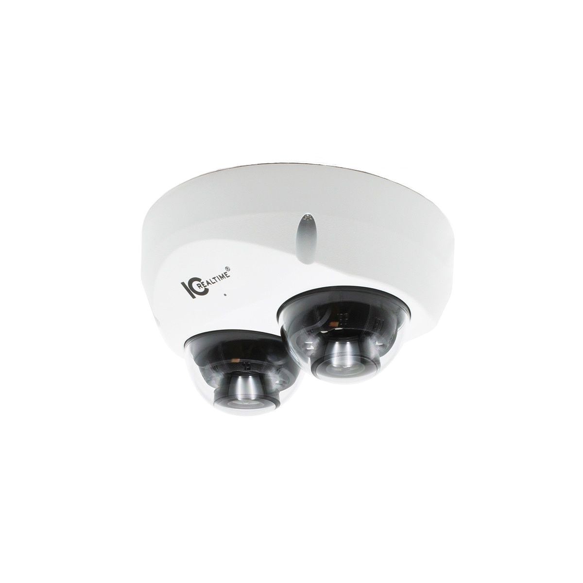 IC Realtime IPEL-DL80F-IRW1 2x4MP Multi-Sensor Network IR Dome Camera