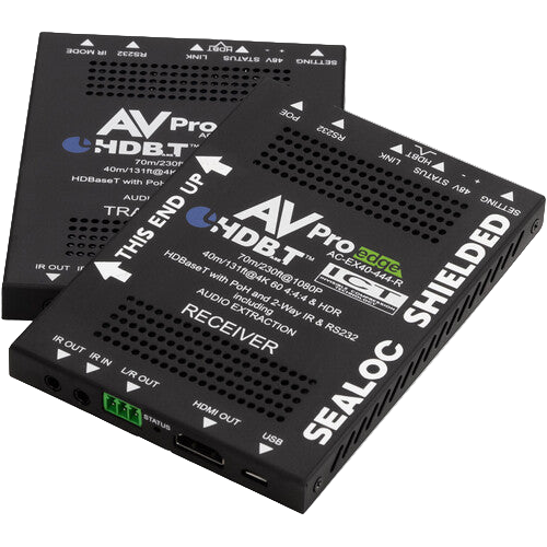 AVPro Edge AC-EX40-444-KIT-W 40M 18Gbps Weatherproof HDBaseT Extender Kit