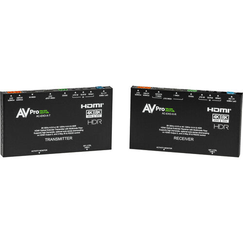 AVPro Edge AC-EXO-X-KIT 40Gbps 8K Fiber Optic Extender Kit