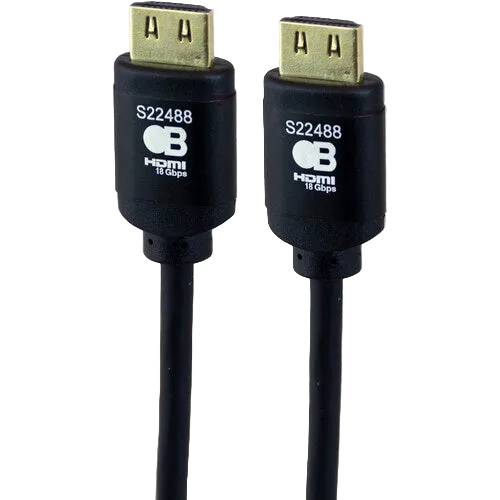 Bullet Train 4K 18Gbps HDMI Cable 0.5M Pack of 10
