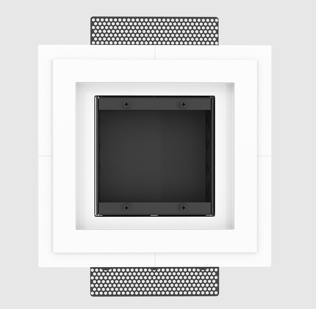 SeeLess SLA-2GHZ-062 Two Gang Crestron Horizon Architectural Style | Flush In-Wall Mount