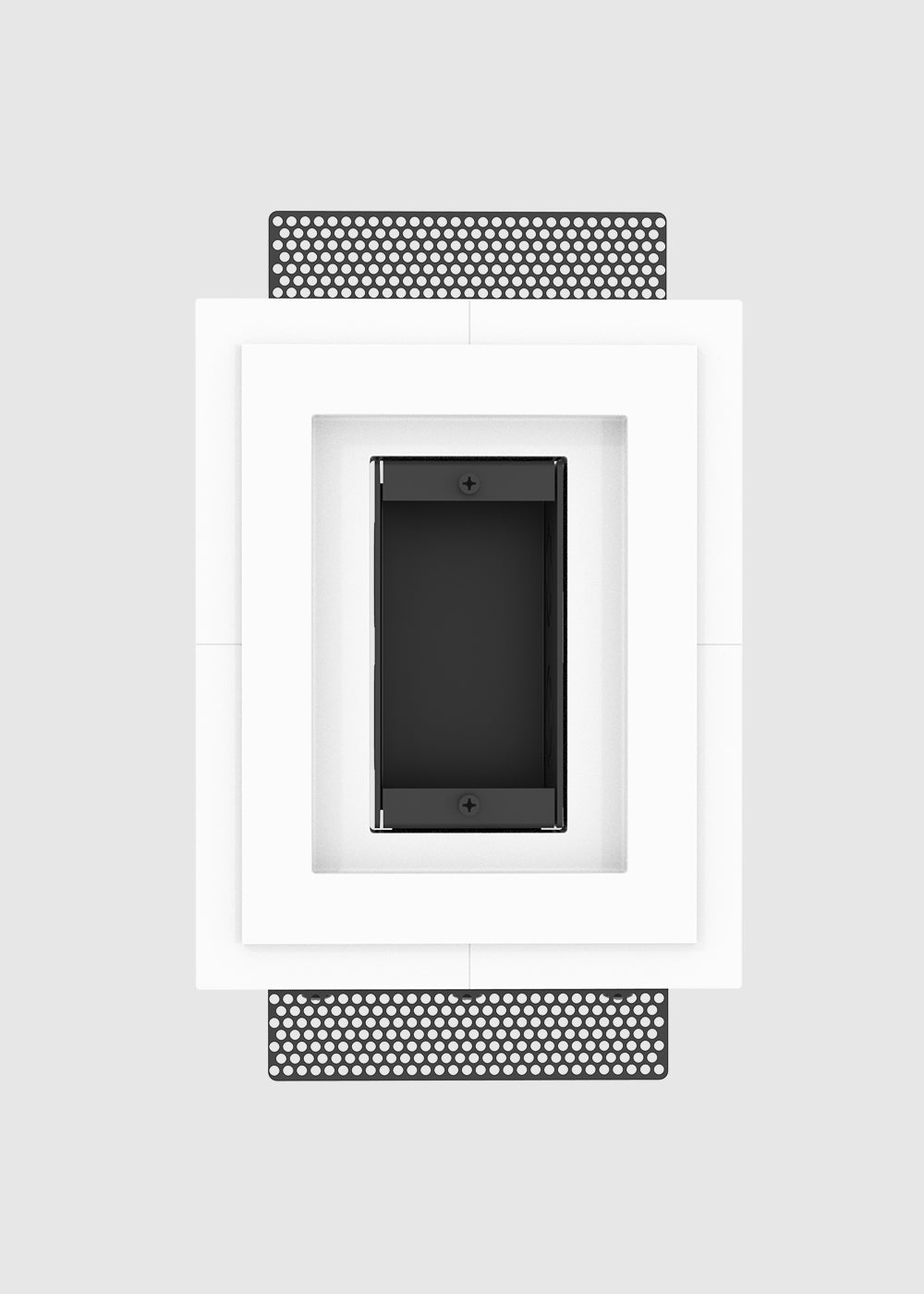 SeeLess SLA-1GHZ-062 One Gang Crestron Horizon Architectural Style | Flush In-Wall Mount