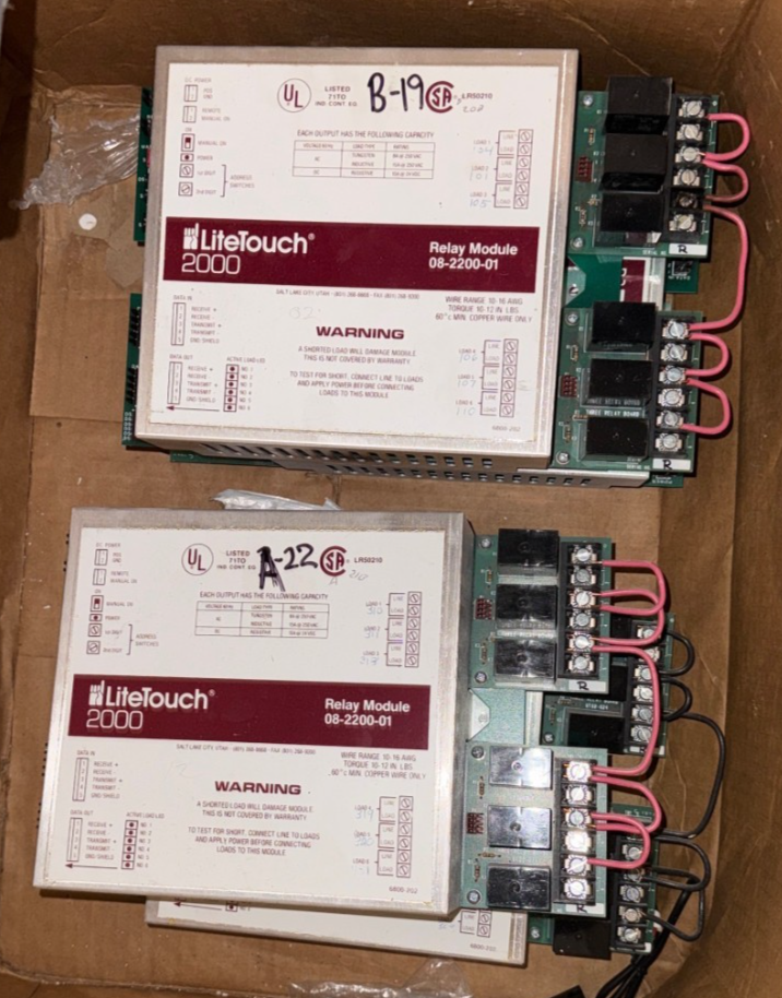 LiteTouch 08-2200-01 2000 Relay module