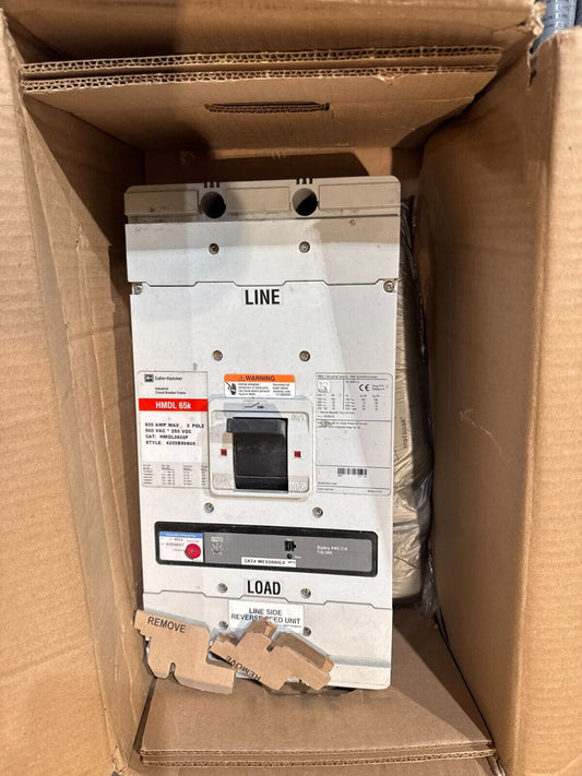 Cutler-Hammer HDML3800F Circuit Breaker 3 Pole 800A 1000kAIC @ 240 VAC 50/60Hz 