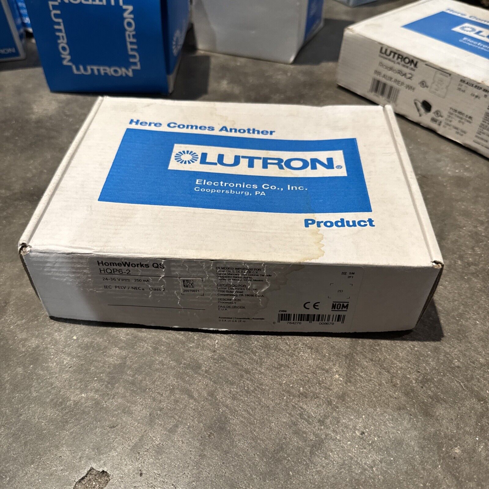 Lutron HQP6-2 Homeworks QS Processor 24-36V 250!mA