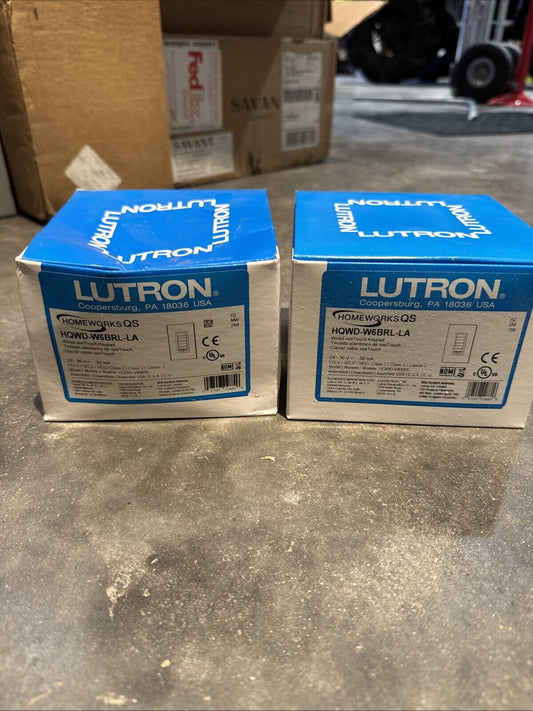 Lutron HQWD-W6BRL-LA HomeWorks QS Wired seeTouch Keypads (Buttons Not Clicking)