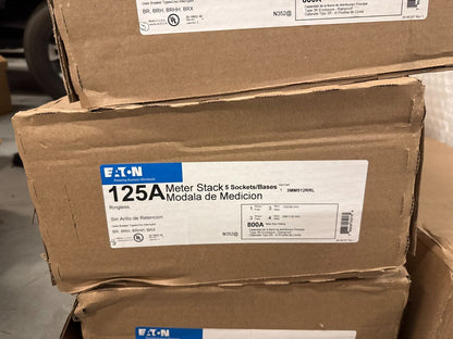 Eaton 3MM512RRL Meter 125A 800A Indoor Outdoor 5-gang 3P Ringless