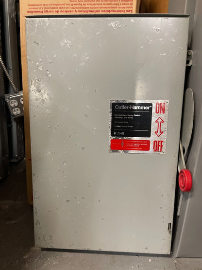 Cutler-Hammer DHG224NRK Safety Switch 200A NEMA3R 2-Pole 3-Wire 240V 