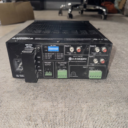 Crown 160MA 60W Commercial Mixer/Amplifier