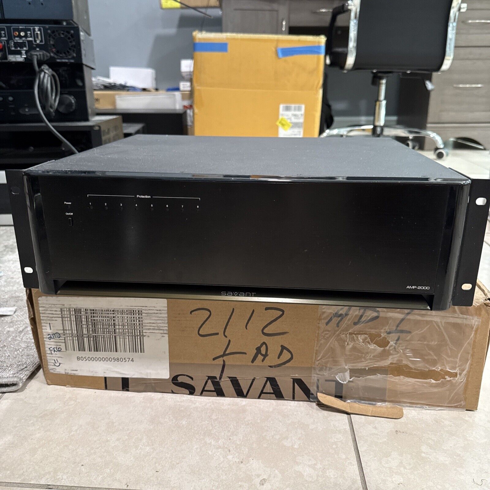 Savant AMP-2000 8 Zone/ 16 Channel Whole Home Amplifier 40W Per Channel @ 8 Ohms