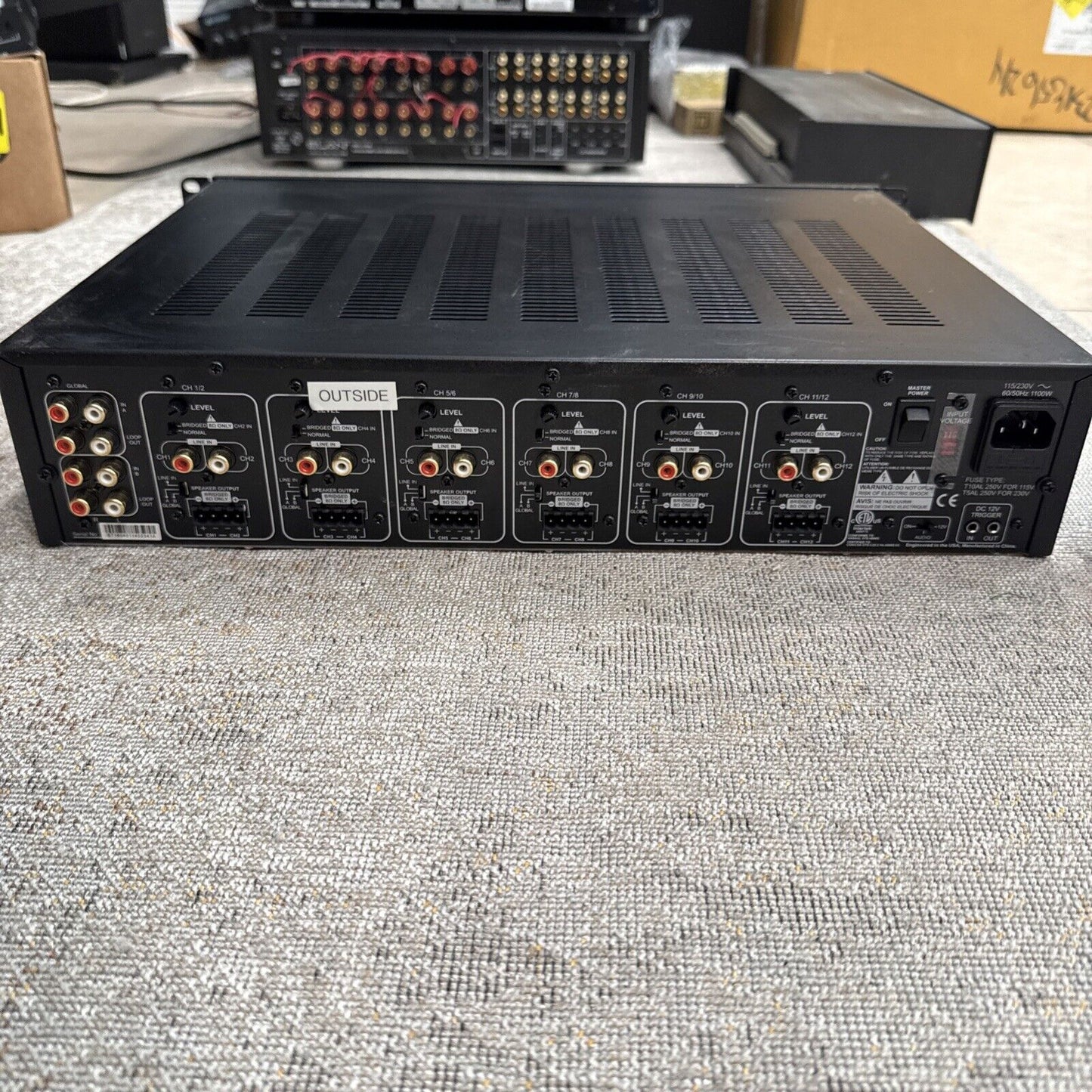 Episode EA-RSP-12D-100 12 Channel Digital Power Amplifier 70W Per Channel