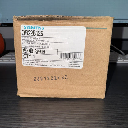 Siemens QR22B225 2 Pole Magnetic Circuit Breaker