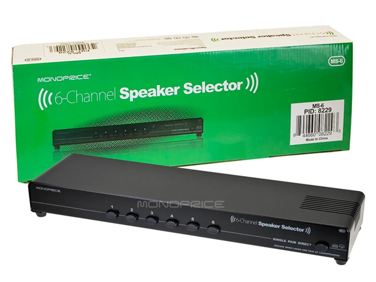 Monoprice 6-Channel Speaker Selector MS-6