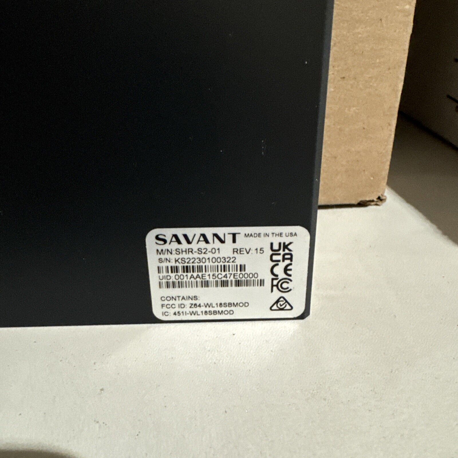 Savant S2 Smart Host - Rack Mountable - SHR-S2-01