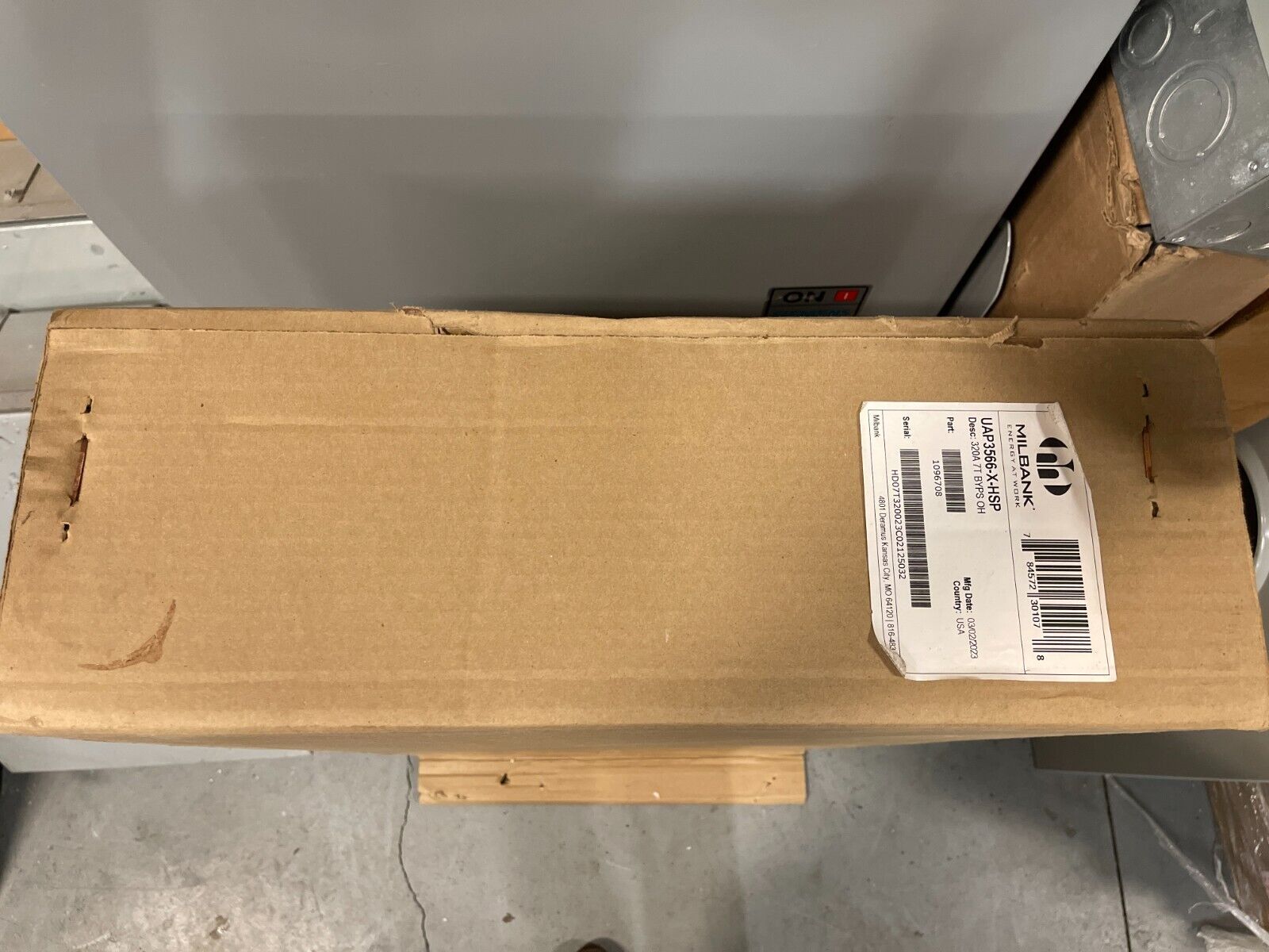 Milbank UAP3566-X-HSP 320A 3 Phase 600Vac Meter Socket