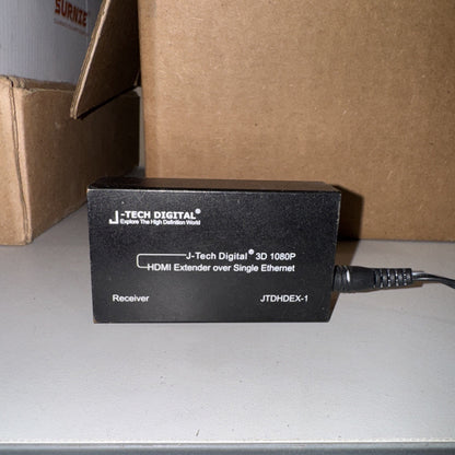 J-Tech JTDHDEX-1 Digital HDMI Extender By Single Cat 5E/6/7