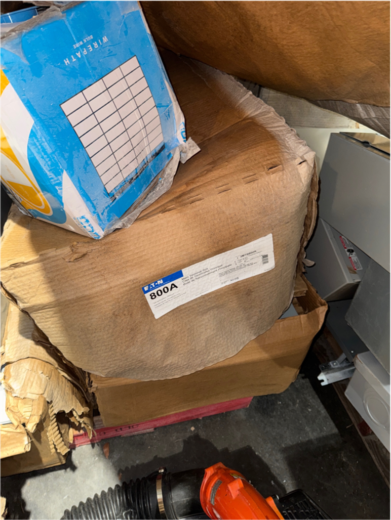 Eaton 3MTB800R Main Terminal Box, 800 Amp, 120/208Vac, NEMA 3R, Three-Phase, 4W