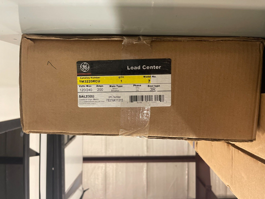 GE TM3220RCU Main Breaker Load Center 200A 120/240V 1PH 3W 3R