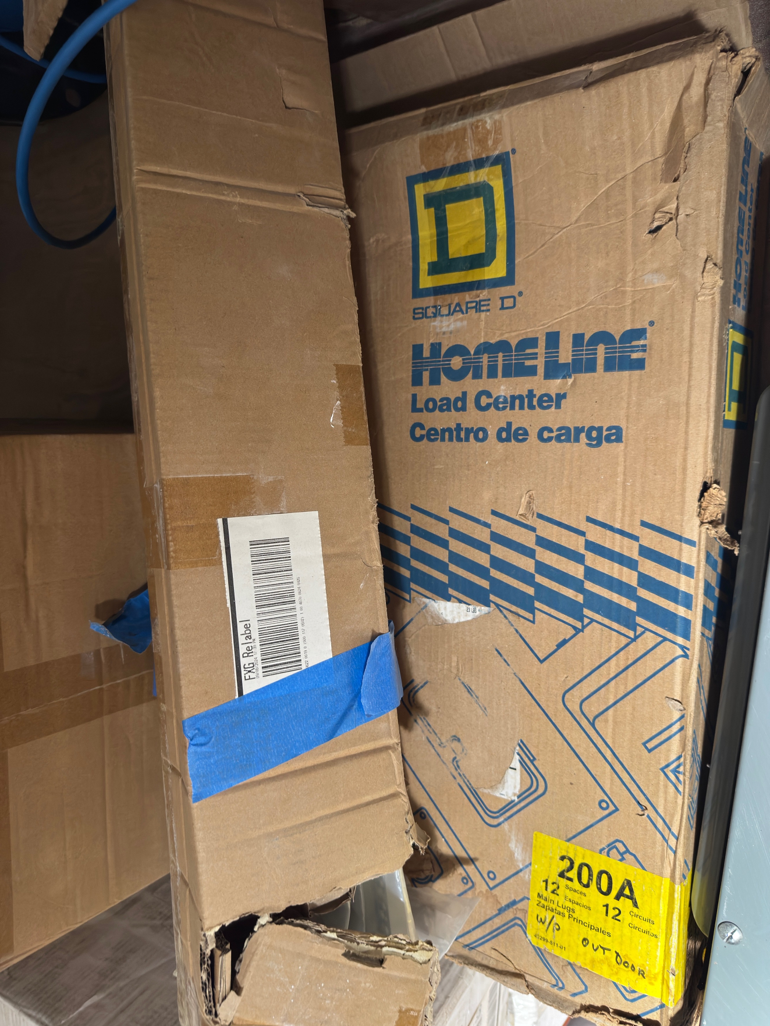 Square D RC12L200C Ringless Combination Service Entrance Device 200A