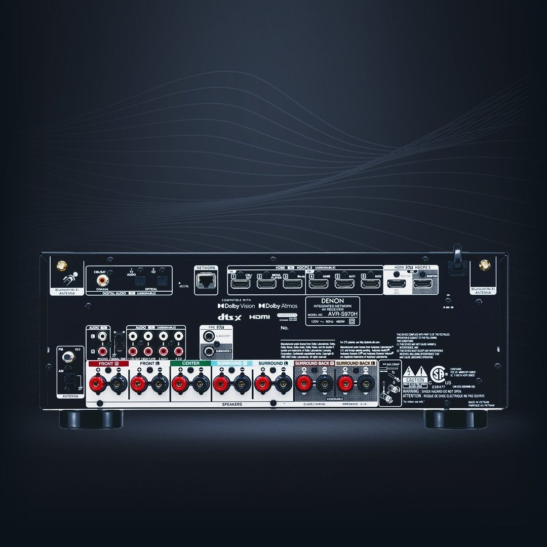 Denon AVR-S970H 7.2 Channel Network A/V Receiver