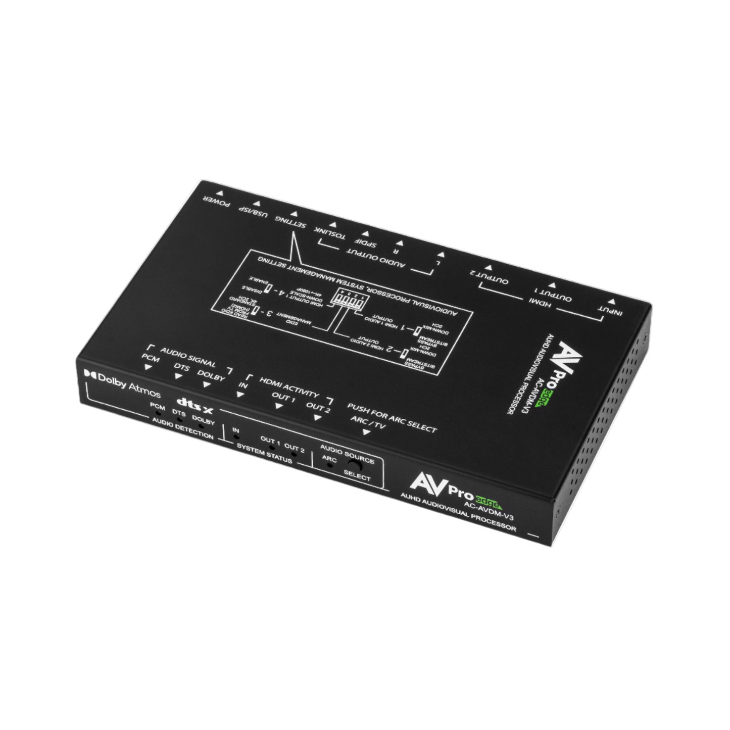 AVPro Edge AC-AVDM-V3 18Gbps HDMI 8-Channel Audio Downmixer