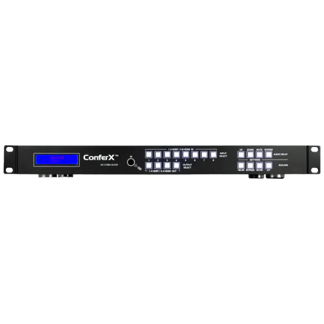 ConferX 4K 8x4 Matrix Switcher with Quick Switch