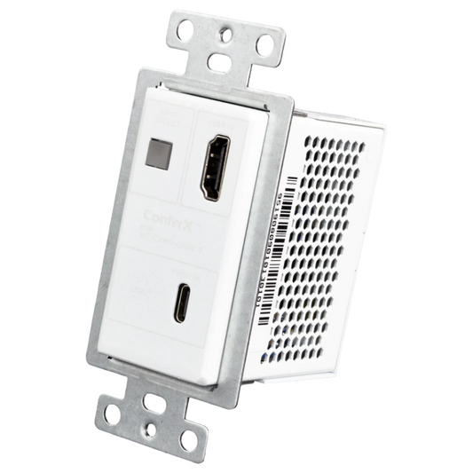 ConferX USB-C/HDMI Wall Plate Transmitter via HDBaseT