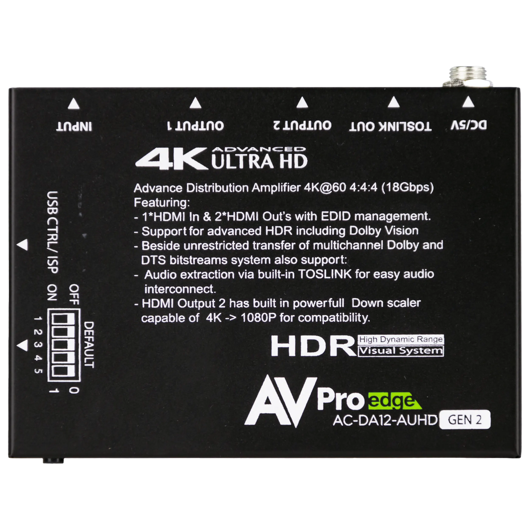 AVPro Edge 18Gbps 1x2 HDMI Distribution Amplifier