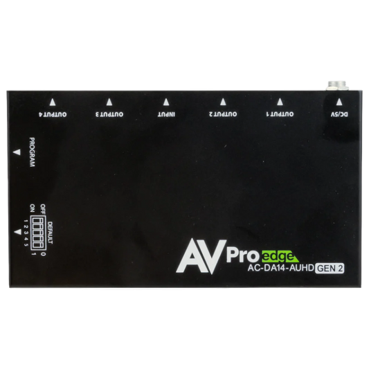 AVPro Edge AC-DA14-AUHD-GEN2 18Gbps 1x4 HDMI Distribution Amplifier