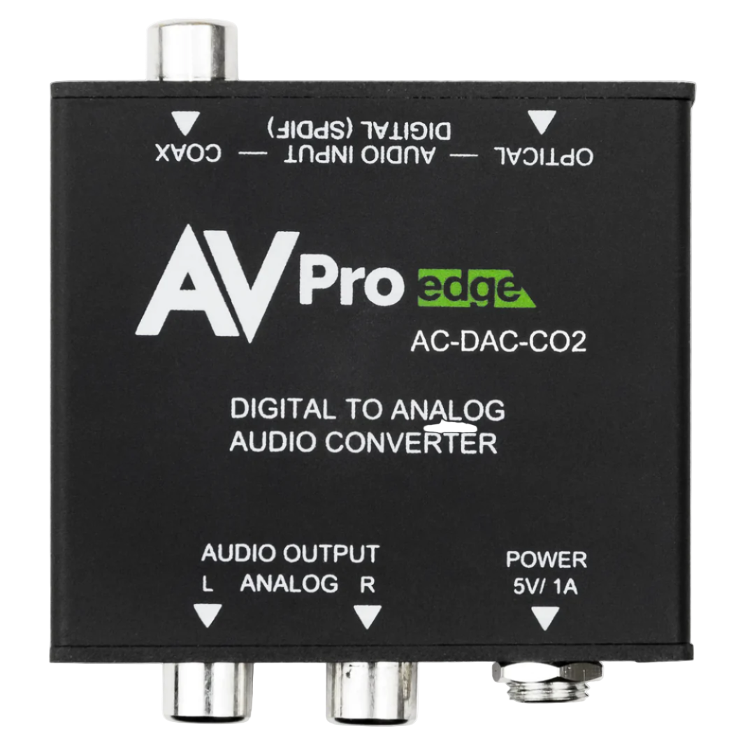 AVPro Edge AC-DAC-CO2 Digital to Analog Audio Converter