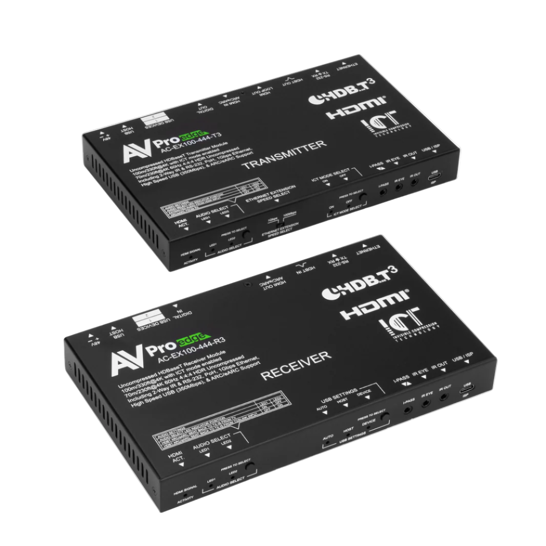 AVPro Edge AC-EX100-444-KIT 100M 18Gbps HDBaseT Extender