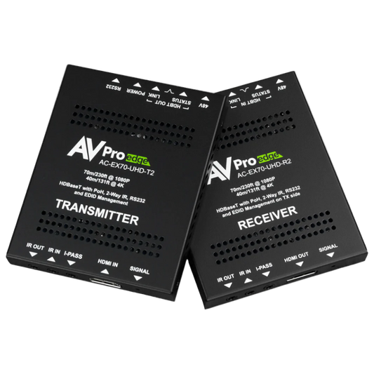 AVPro AC-EX70-UHD-KIT Edge 70M 10Gbps HDBaseT Extender Kit