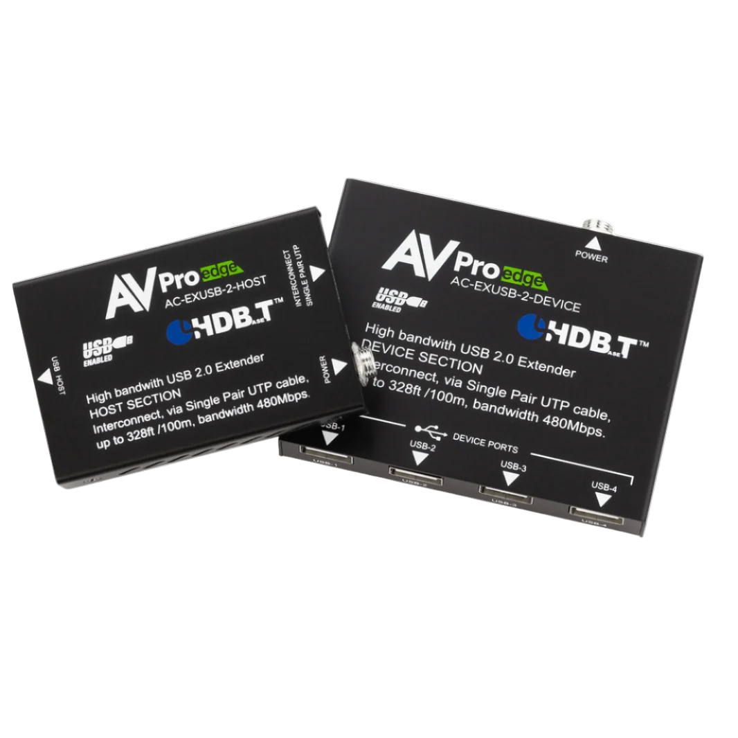 AVPro Edge AC-EXUSB-2-KIT 100M USB 2.0 Extender via HDBase T